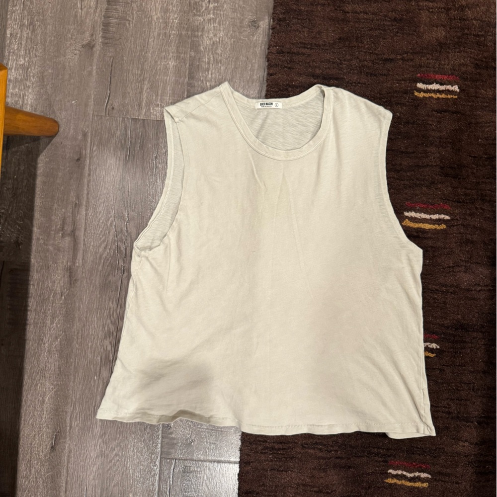 Buck Mason Women Slub Muscle Tank - L